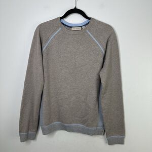 Ted Baker Sweater Men's Size 2 Small Wool Blend Raglan Sleeve Tan Luxe Preppy